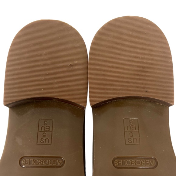 Aerosoles women's South East greige leather loafer/mule flats size 5 Like New! - Picture 11 of 14